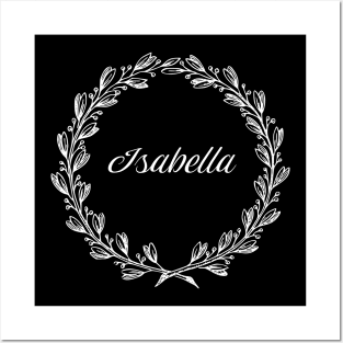 Isabella Floral Wreath Posters and Art